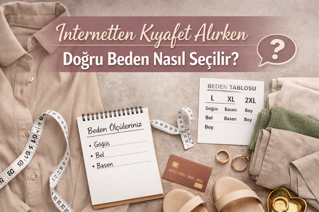 İnternetten Kıyafet Alırken Doğru Beden Nasıl Seçilir?