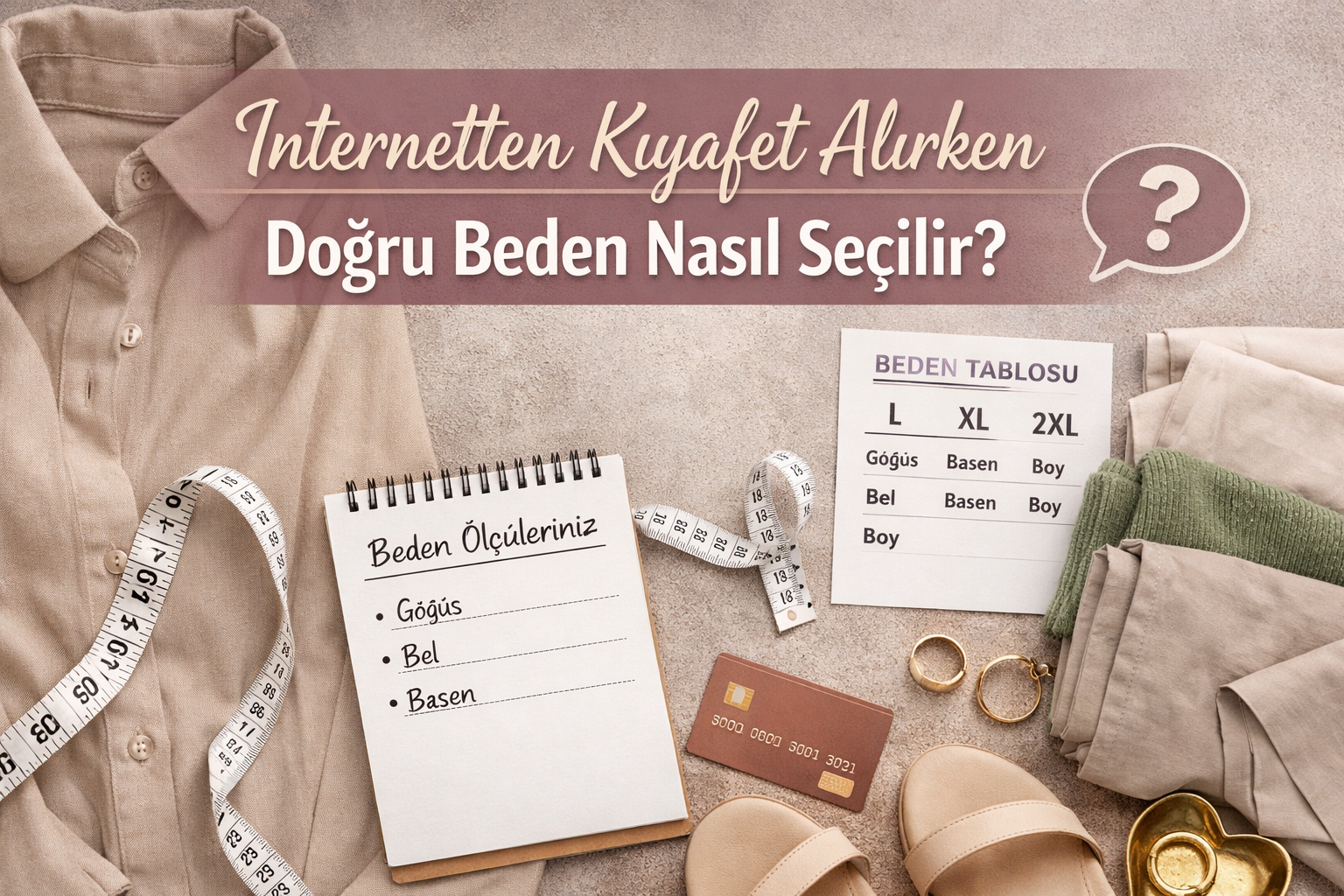 İnternetten Kıyafet Alırken Doğru Beden Nasıl Seçilir?