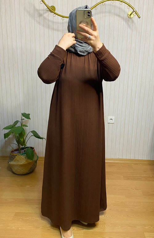 Armalı Kalın Burgu Elbise