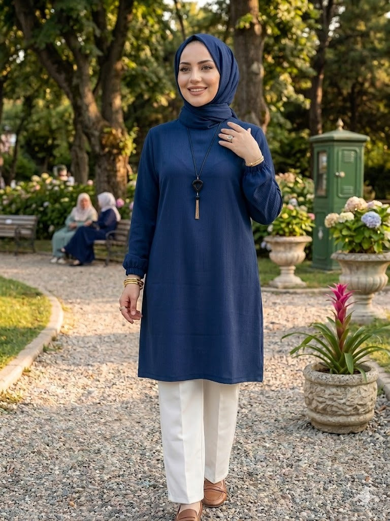 Sanem Krep Tunik
