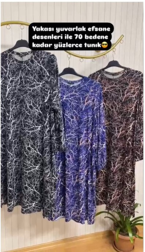 AĞAÇ DESEN BATTAL TUNİK