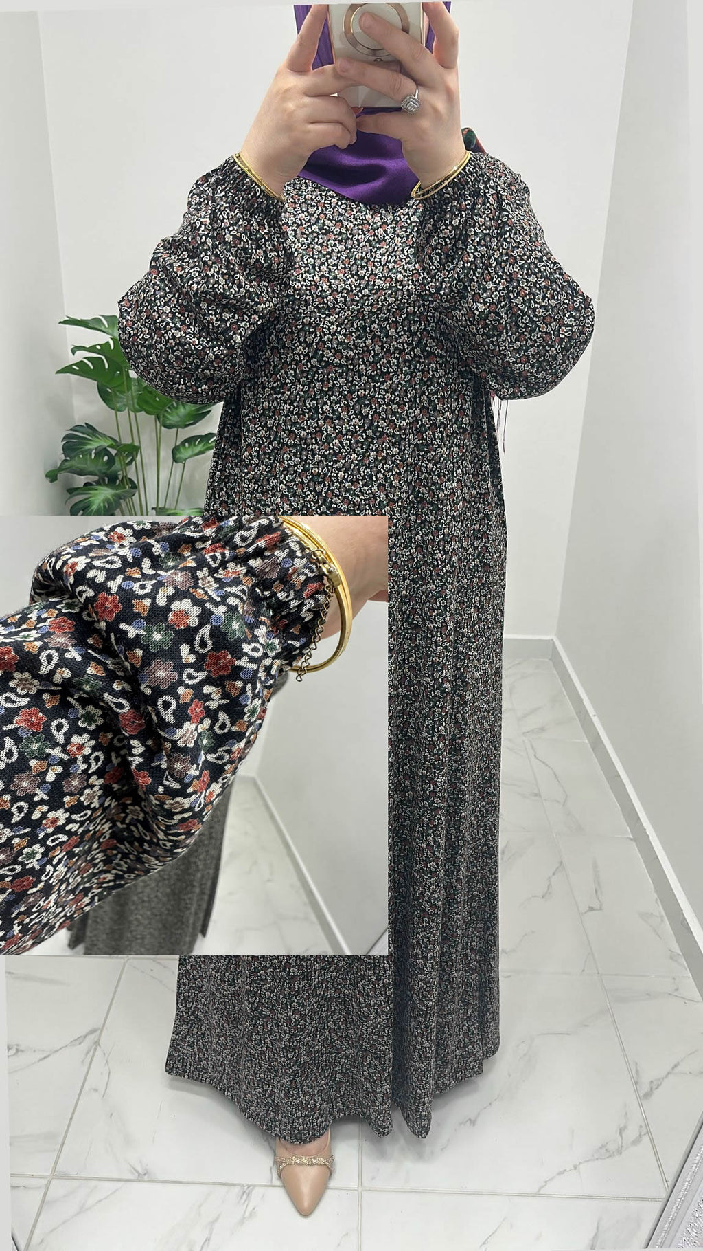Polka Dot Crispy Dress