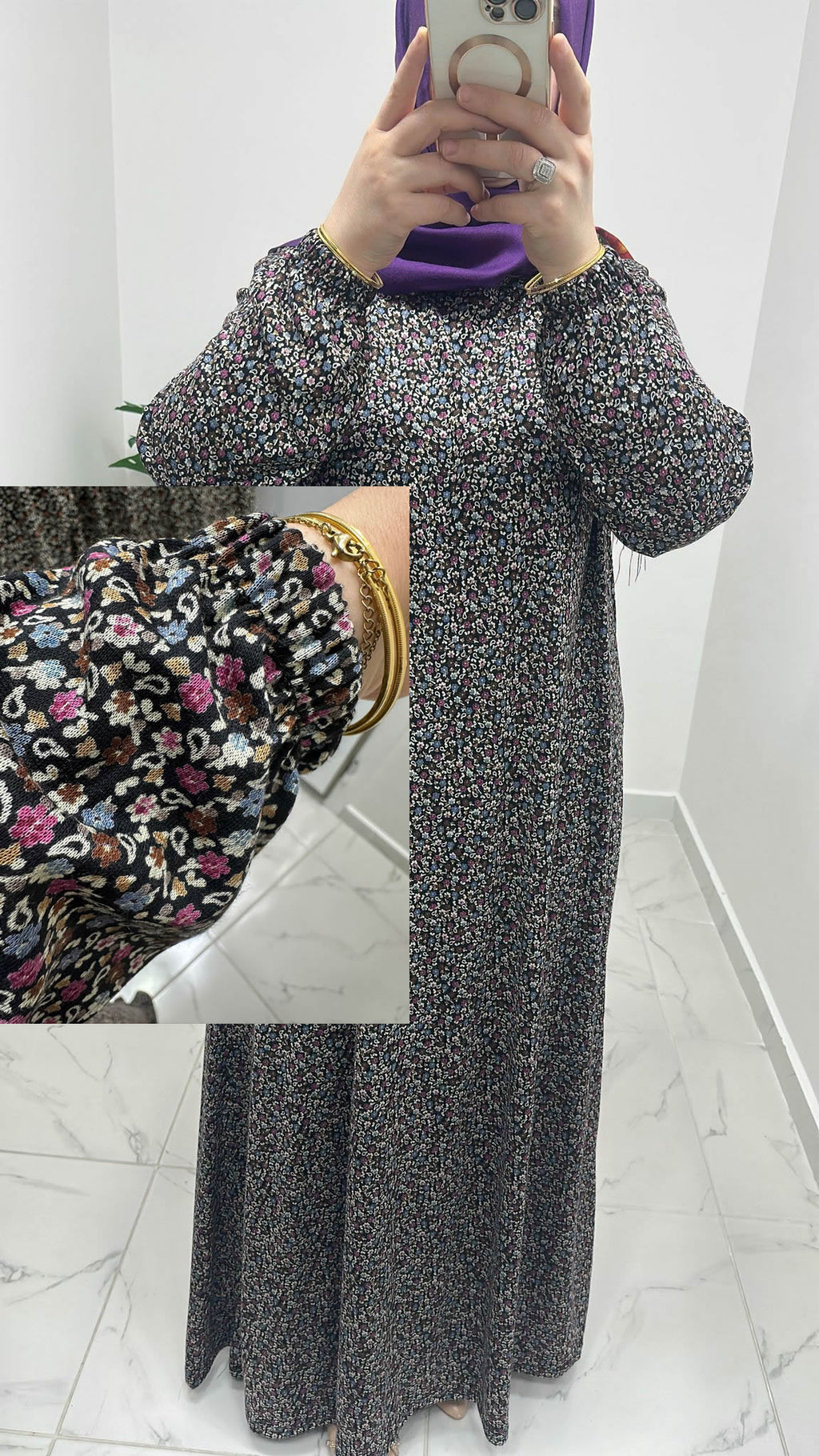 Polka Dot Crispy Dress