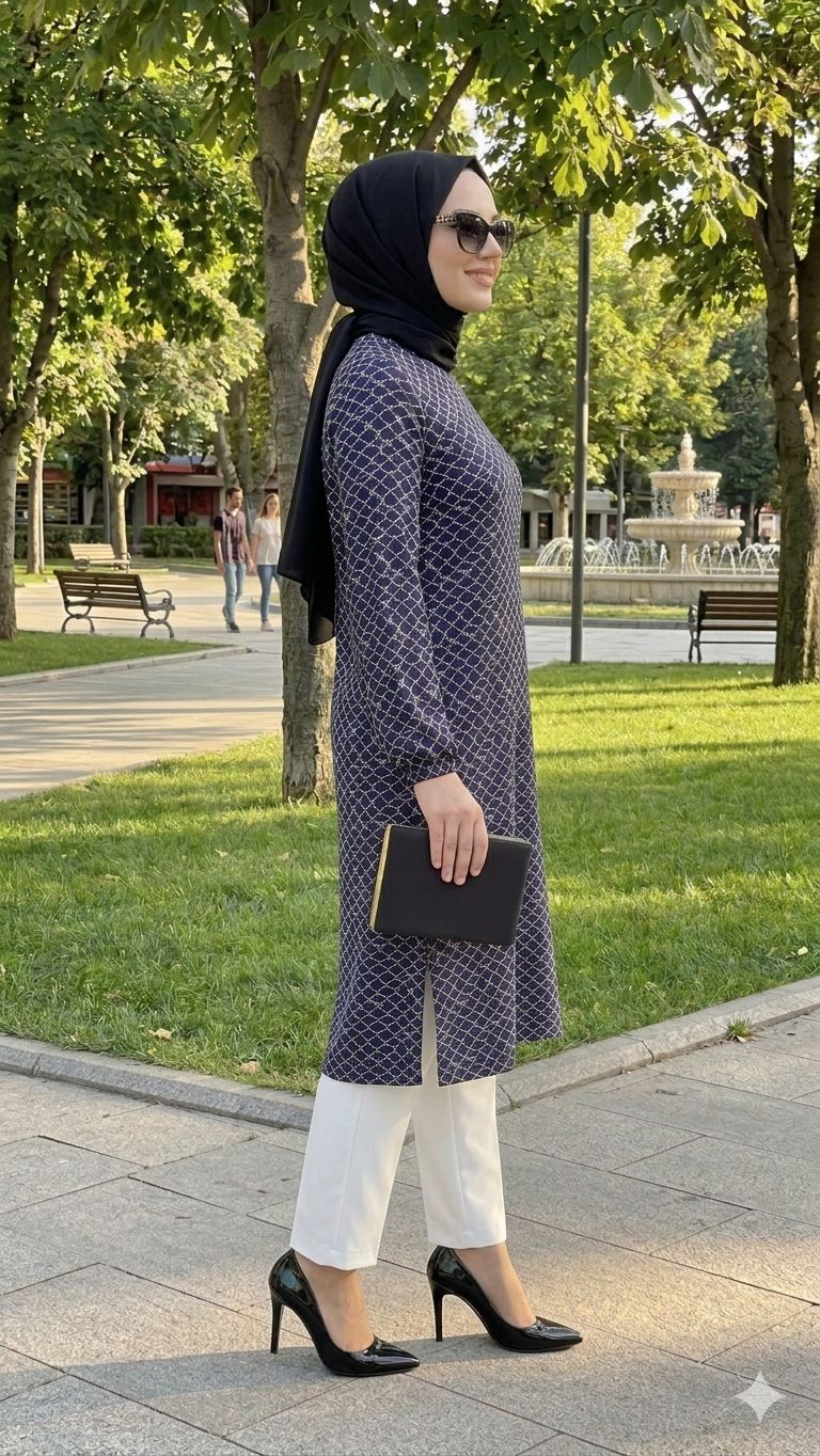 Petek Desen Battal Tunik