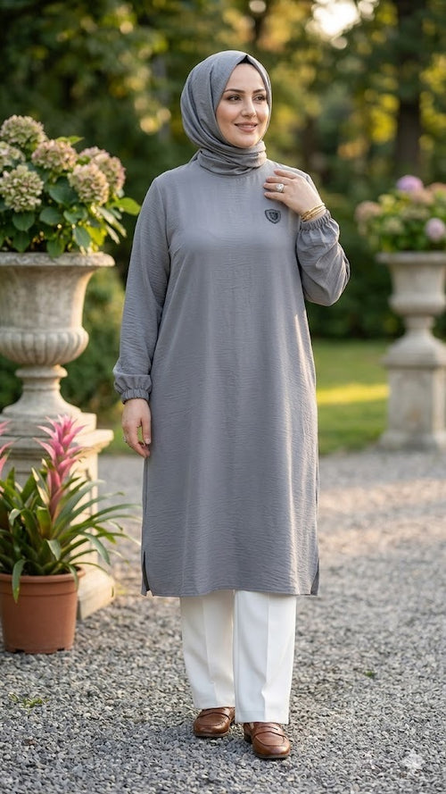 ARMALI DÜZ BATTAL TUNİK