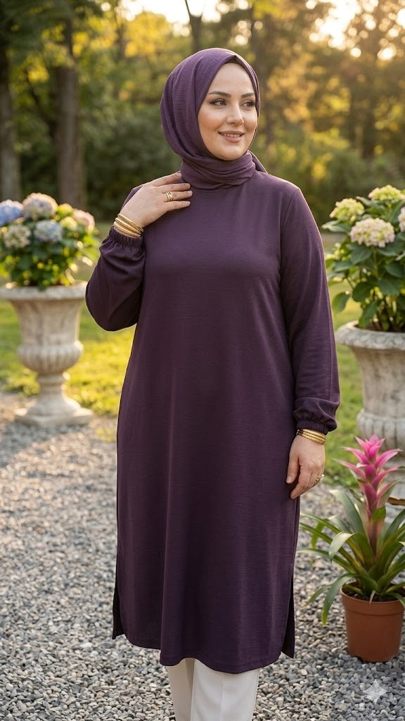 ARMALI DÜZ BATTAL TUNİK
