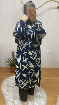 Striped Pattern Respectful Tunic