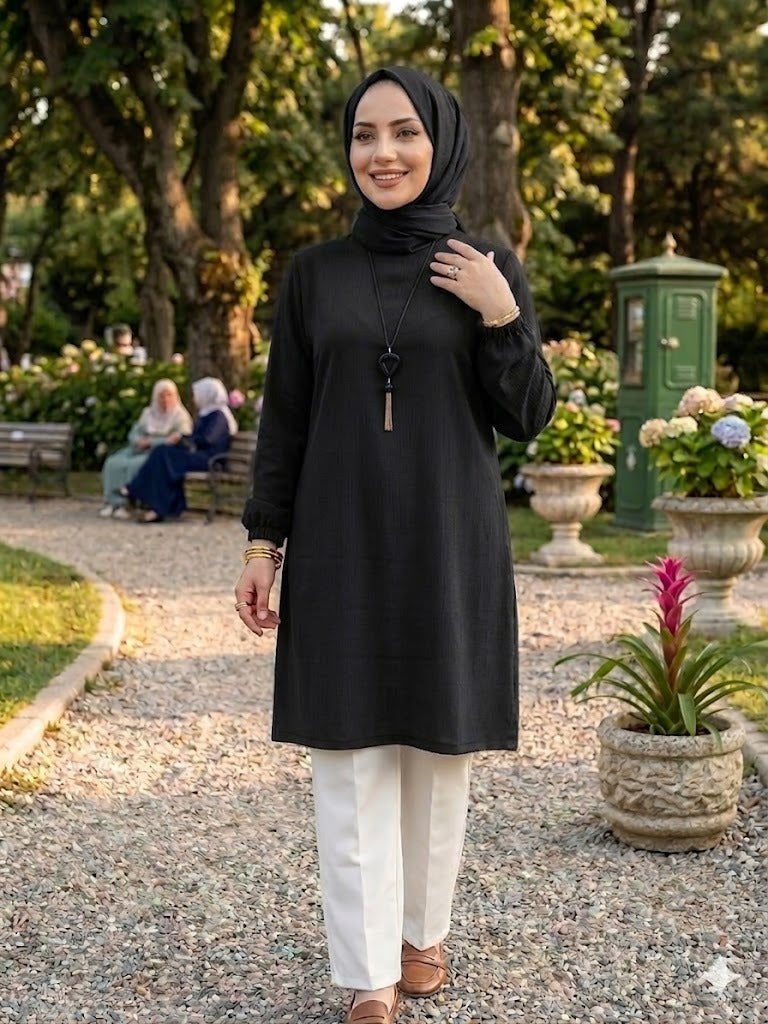 Sanem Krep Tunik