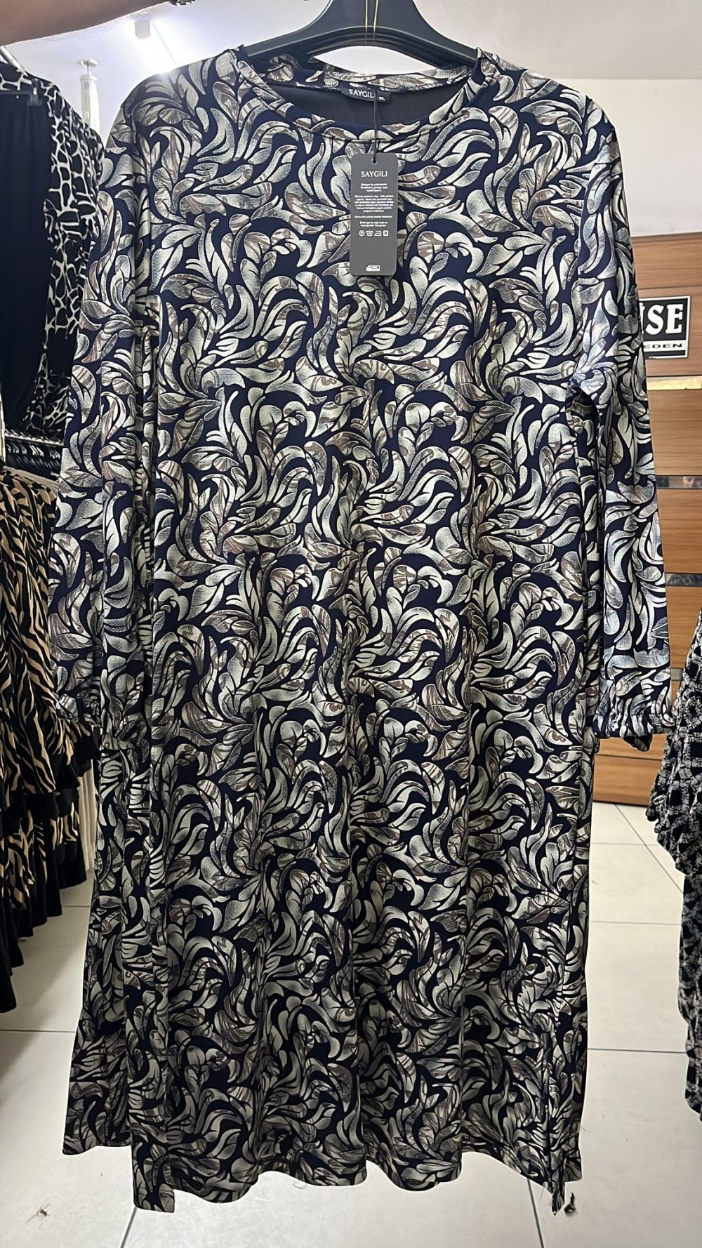 Sümbül Desen Tunik 115cm