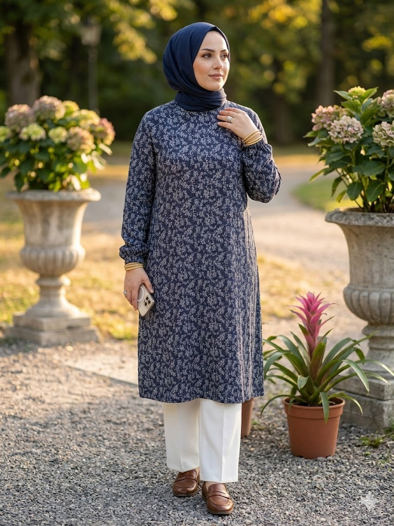 Üzüm Desen Battal Tunik