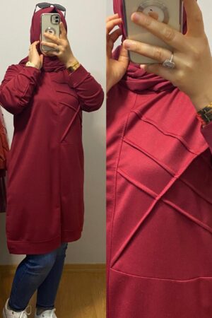 ÖNÜ ÇİZGİLİ TUNİK 9130